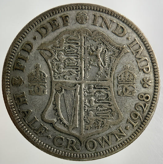 1928 George V Half - Crown Silver Coin | Collectable Grade