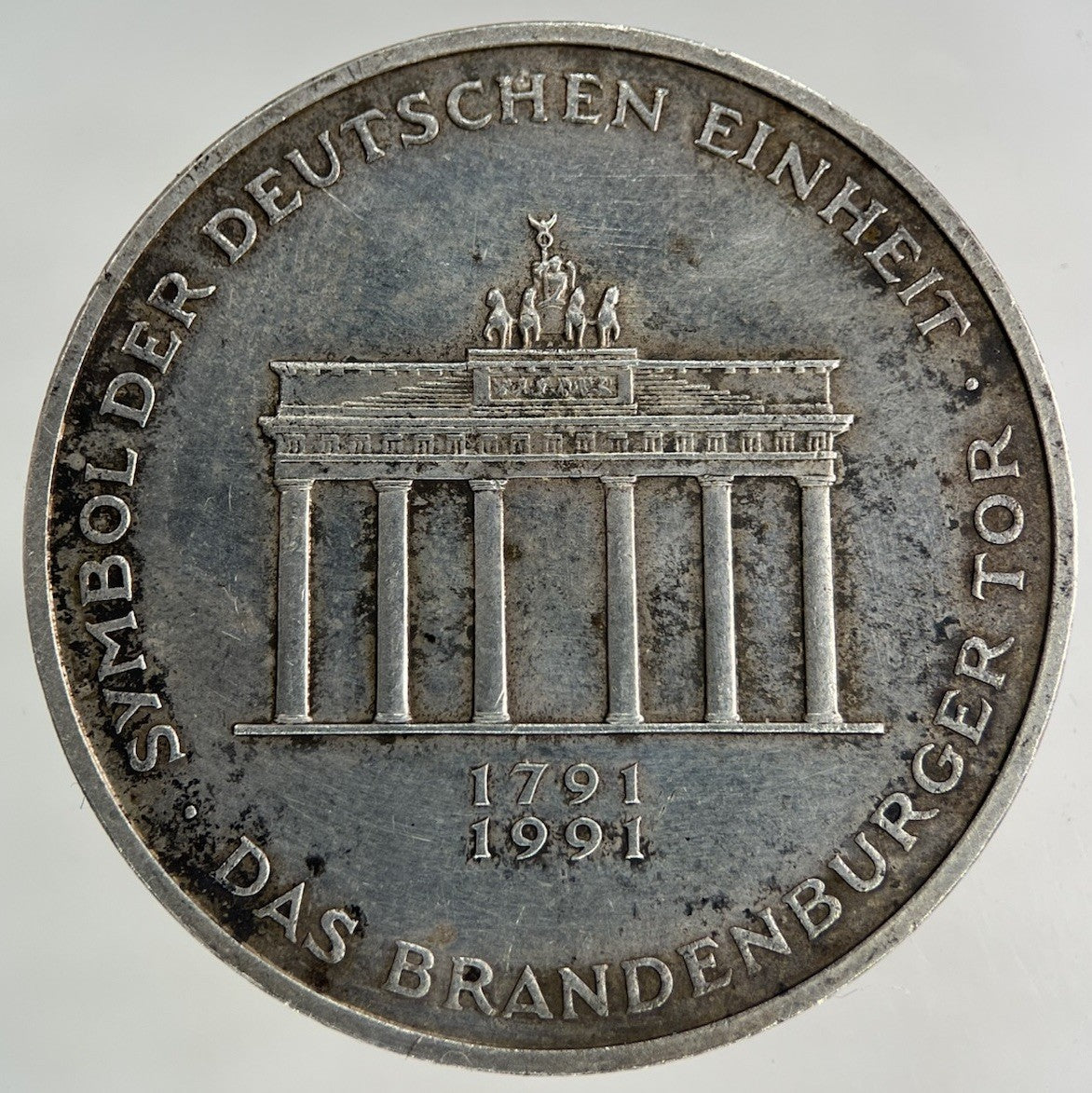1991 Germany 10 Marks Silver Coin | Very High Grade