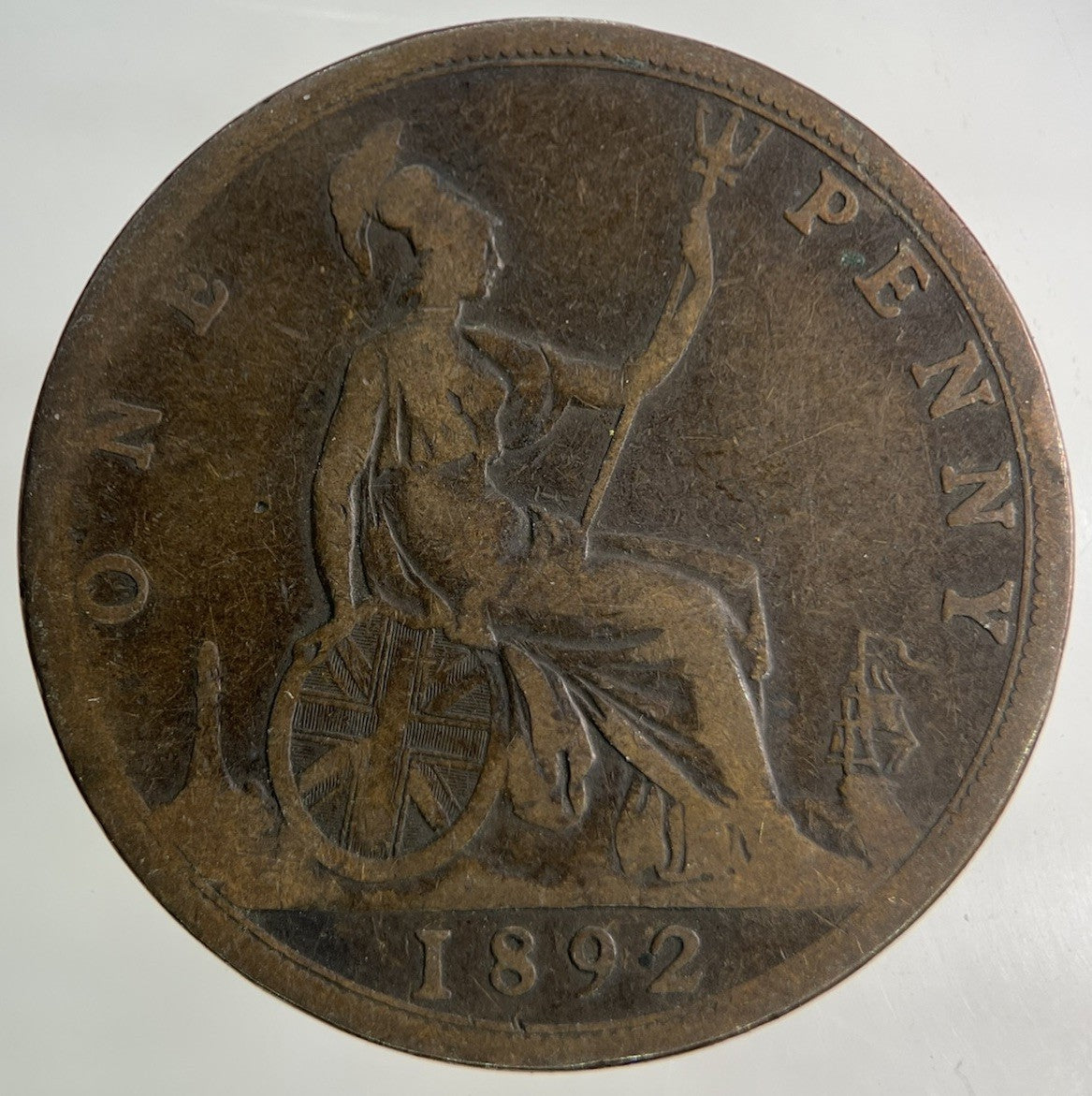 1892 Victoria One Penny Coin | Collectable Grade
