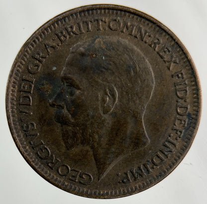 1926 George V Farthing Coin | Fine Collectable Grade