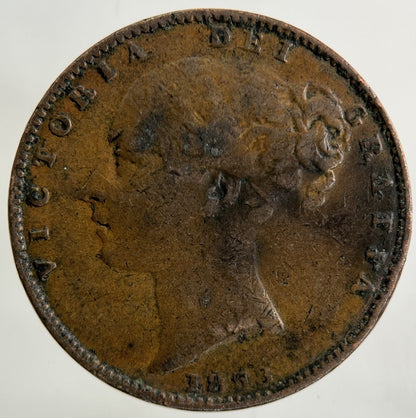 1858 Victoria Farthing Coin | Collectable Grade