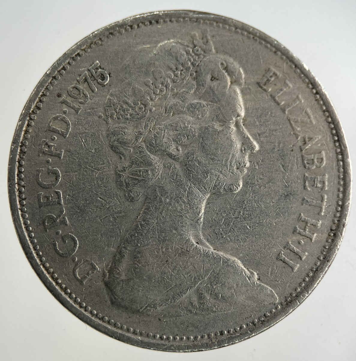 1975 Elizabeth II 2nd 10p Ten - Pence Coin | Fine Collectable Grade
