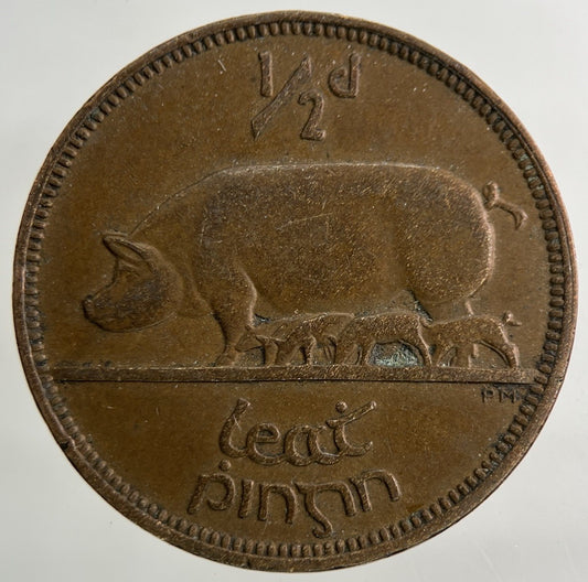 1928 Irish Ireland Half - Penny Coin | Fine Collectable Grade