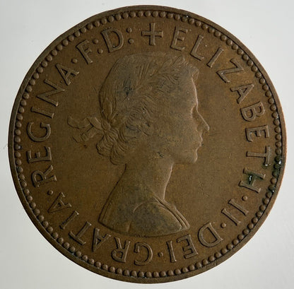 1958 Elizabeth II 2nd Half - Penny Coin | Fine Collectable Grade