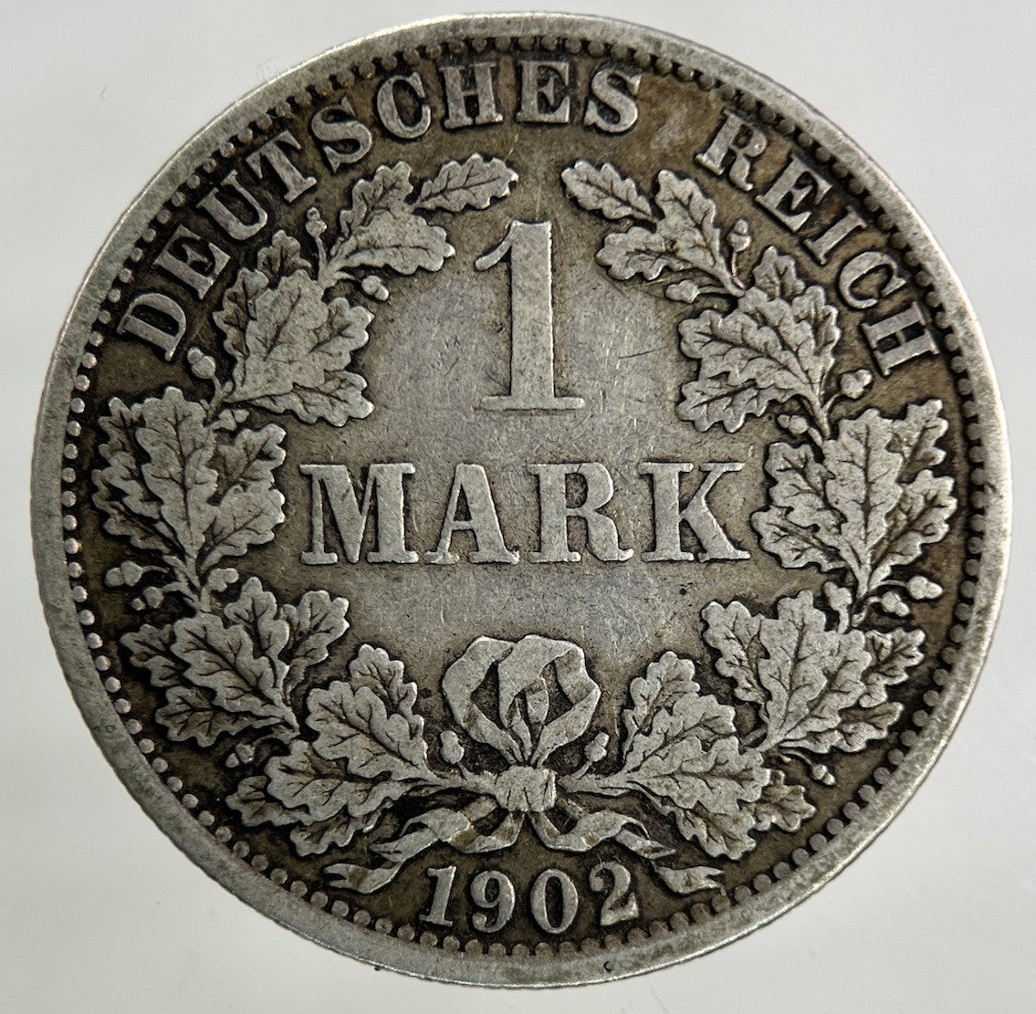 1902 Germany 1 Mark Silver Coin | Fine Collectable Grade