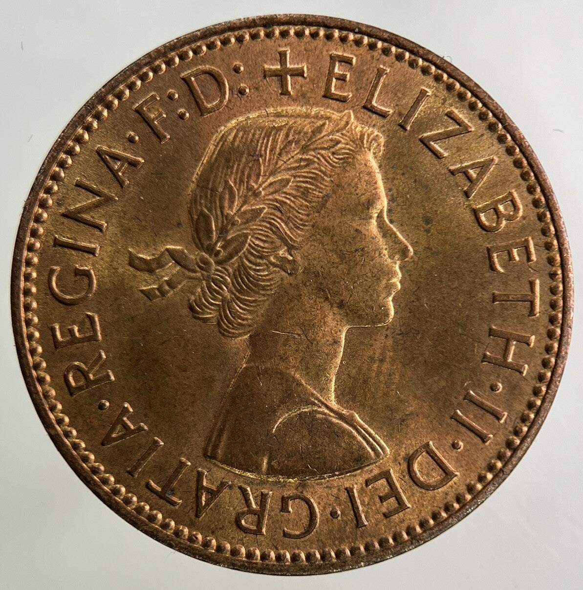 1964 Elizabeth II 2nd Half - Penny Coin | Very Fine Grade