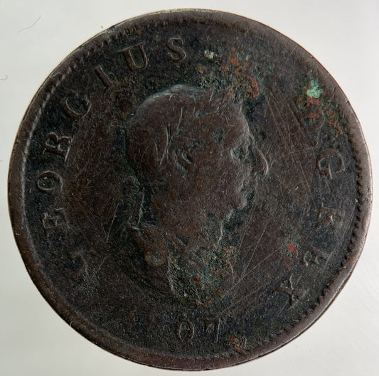 1807 George III 3rd Half - Penny Coin | Collectable Grade