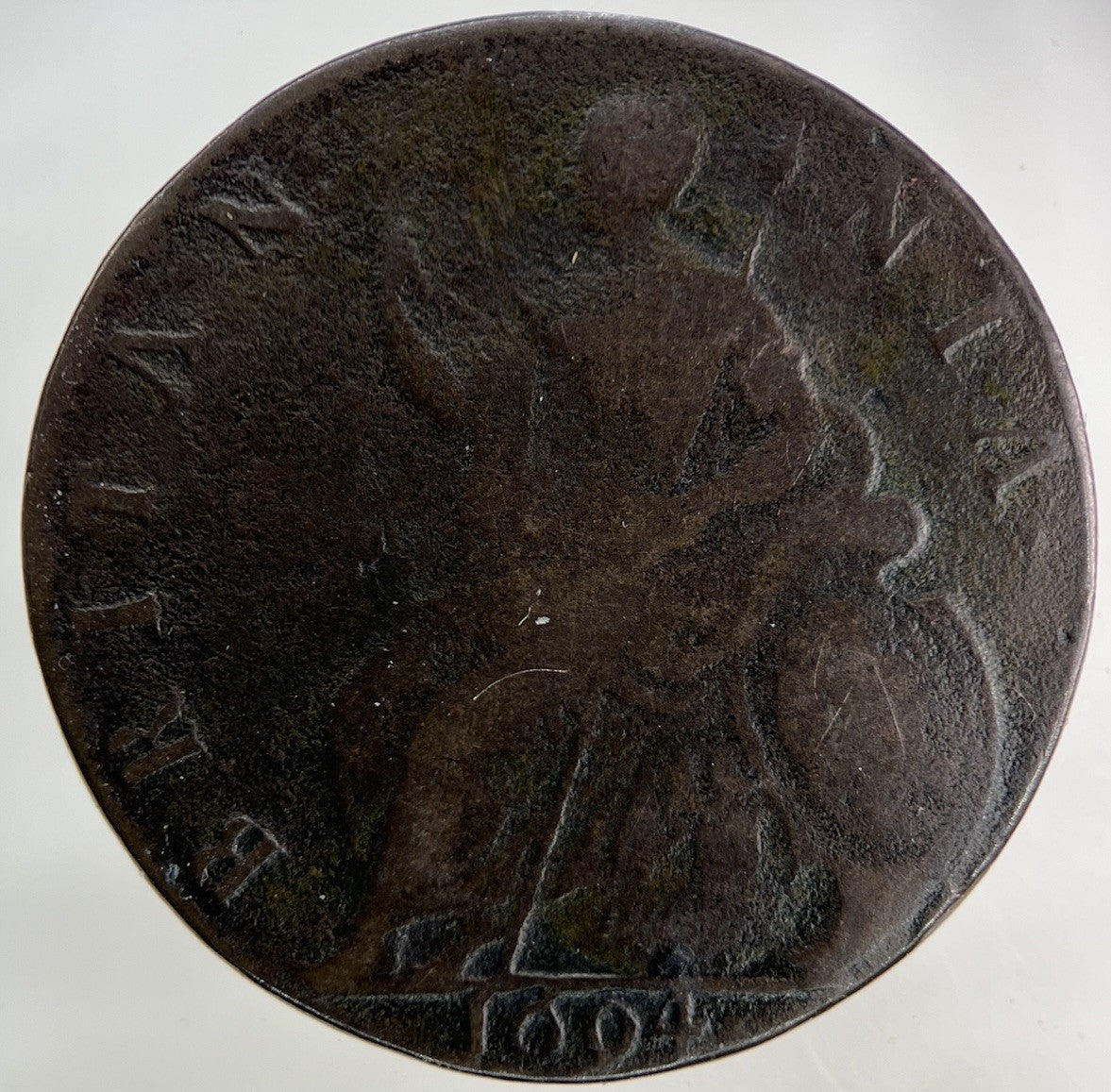1694 William III 3rd & Mary Half - Penny Coin | Fine Collectable Grade