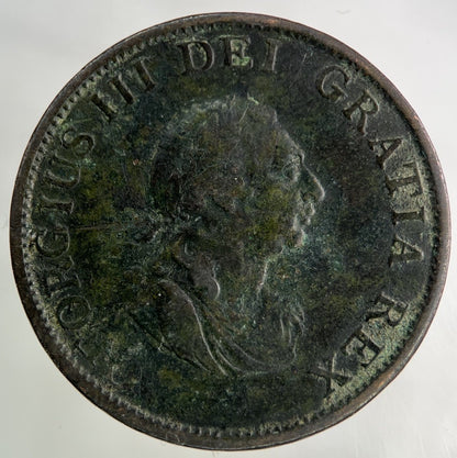 1799 George III 3rd Half - Penny Coin | Fine Collectable Grade