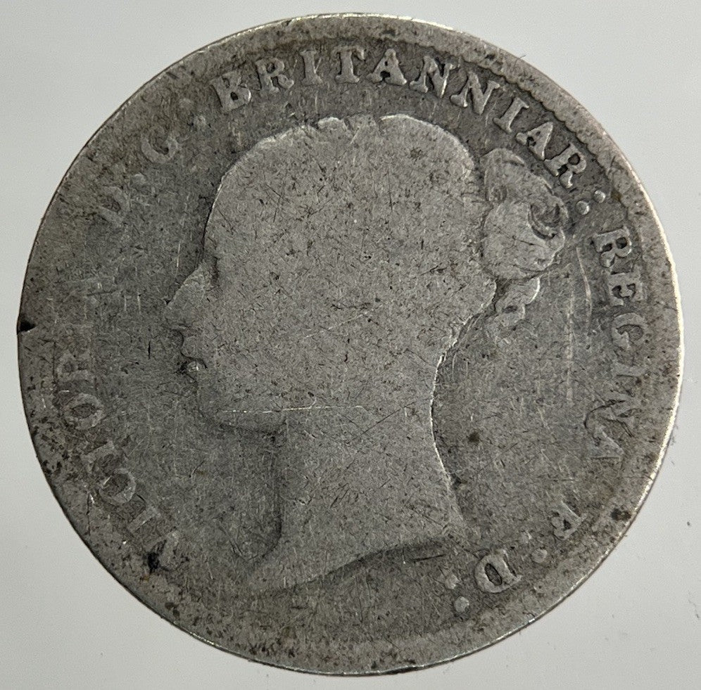 1886 Victoria Threepence Silver Coin | Fair Grade