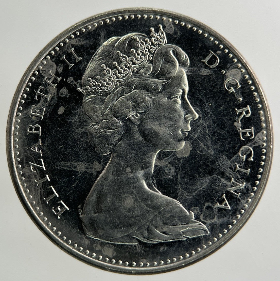 1965 Canada 5 Cents Coin | Very High Grade