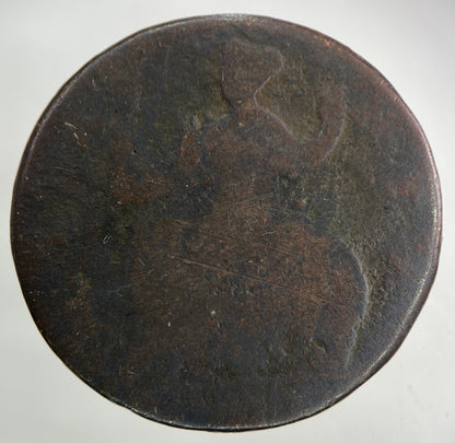 British George II 2nd Half - Penny Coin | Fair Grade