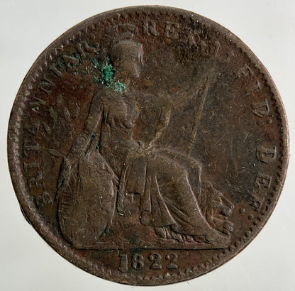 1822 George IV Farthing Coin | Collectable Grade