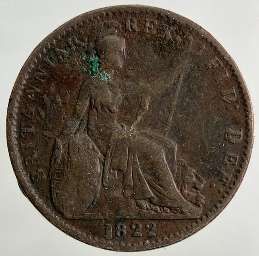 1822 George IV Farthing Coin | Collectable Grade