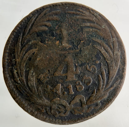 1835 Mexico 1/4 Real Coin | Collectable Grade