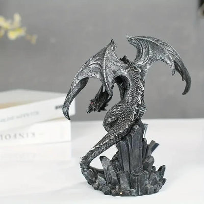Fantasy Dragon Figurine Resin Home Sculpture Gift UK