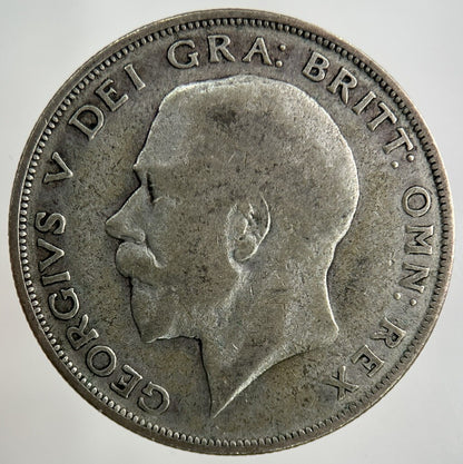 1923 George V Half - Crown Silver Coin | Fine Collectable Grade