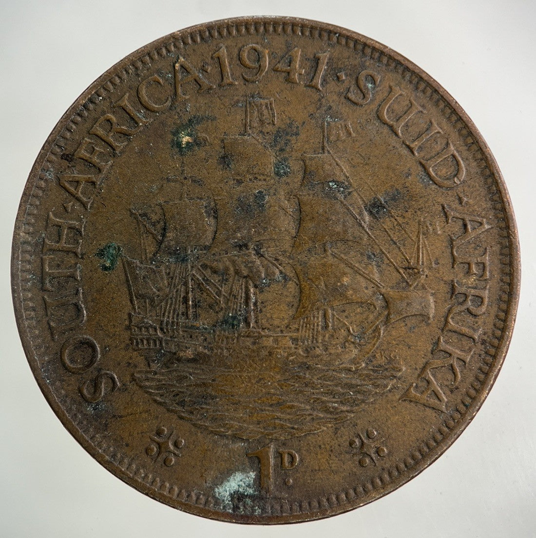 1941 South Africa One Penny Coin | Fine Collectable Grade