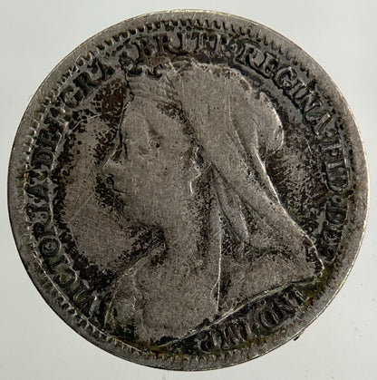 1900 Victoria Threepence Silver Coin | Fine Collectable Grade