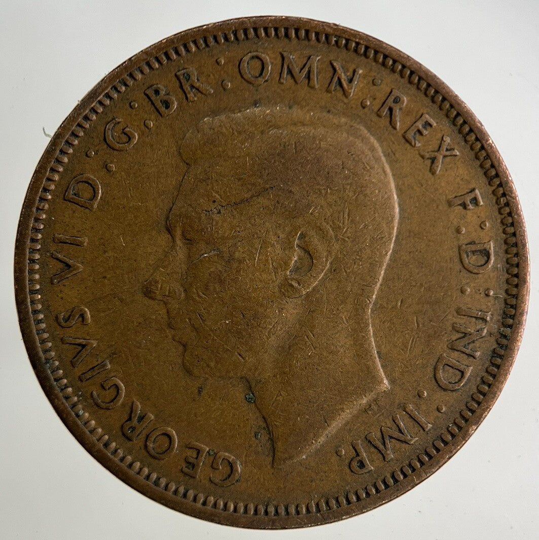 1943 George VI Half - Penny Coin | Collectable Grade