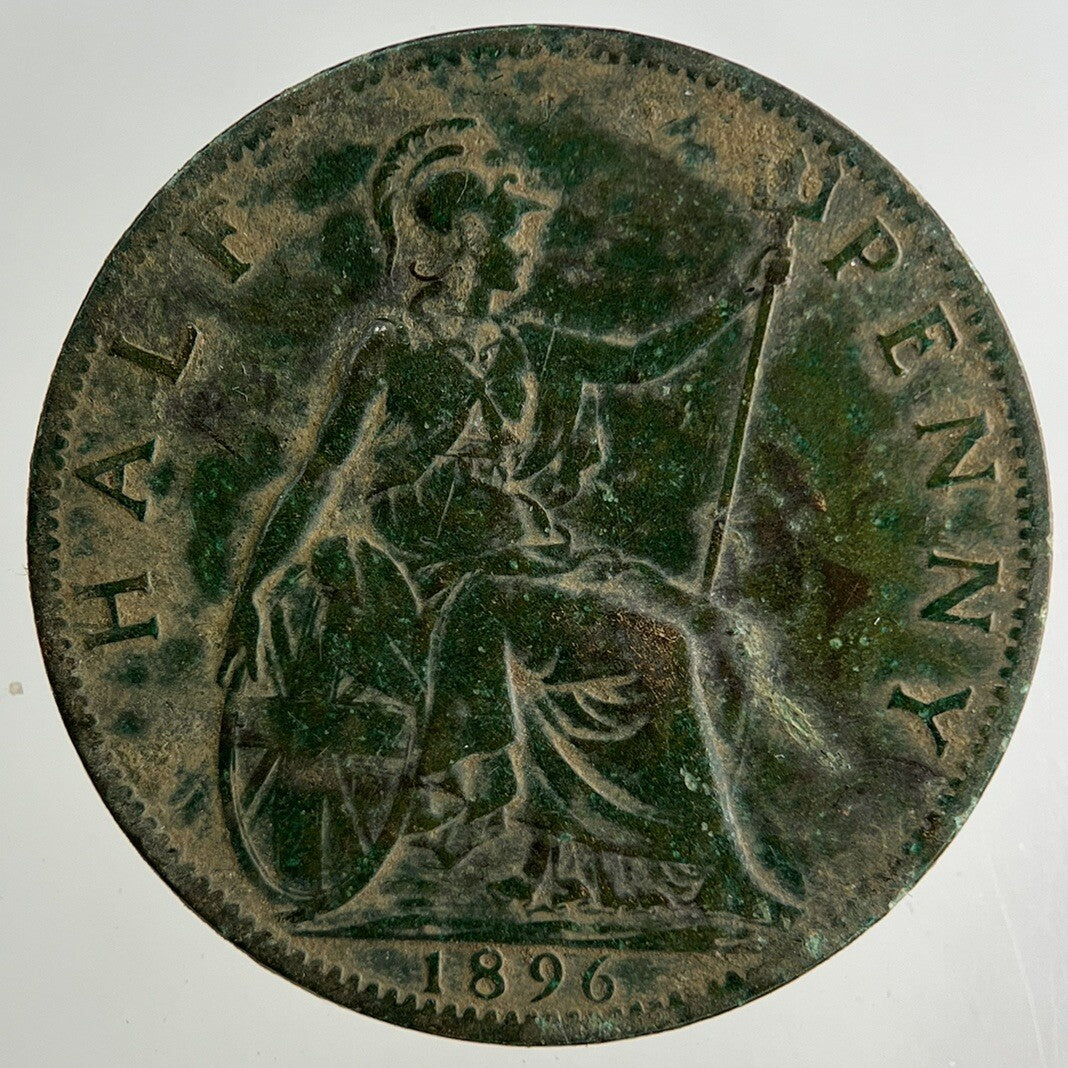 1896 Victoria Half - Penny Coin | Fine Collectable Grade