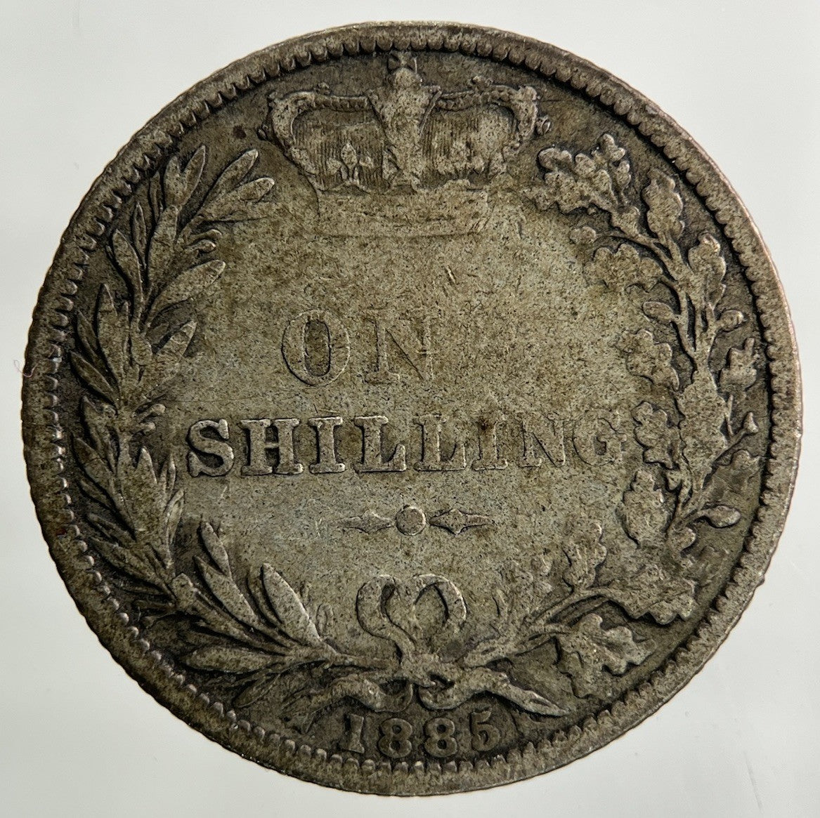 1885 Victoria Shilling Silver Coin | Collectable Grade