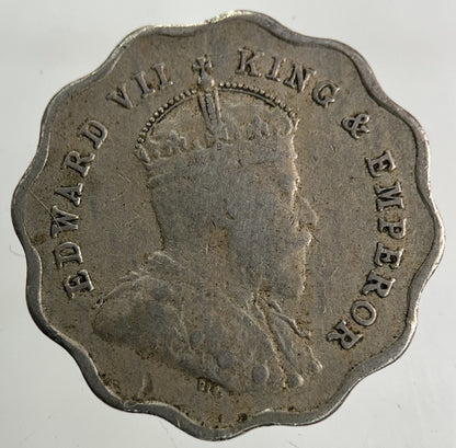 1907 India 1 Anna Coin | Fine Collectable Grade
