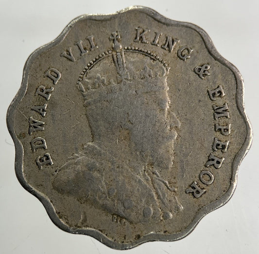 1907 India 1 Anna Coin | Fine Collectable Grade