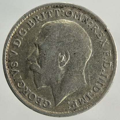 1918 George V Threepence Silver Coin | Fine Collectable Grade