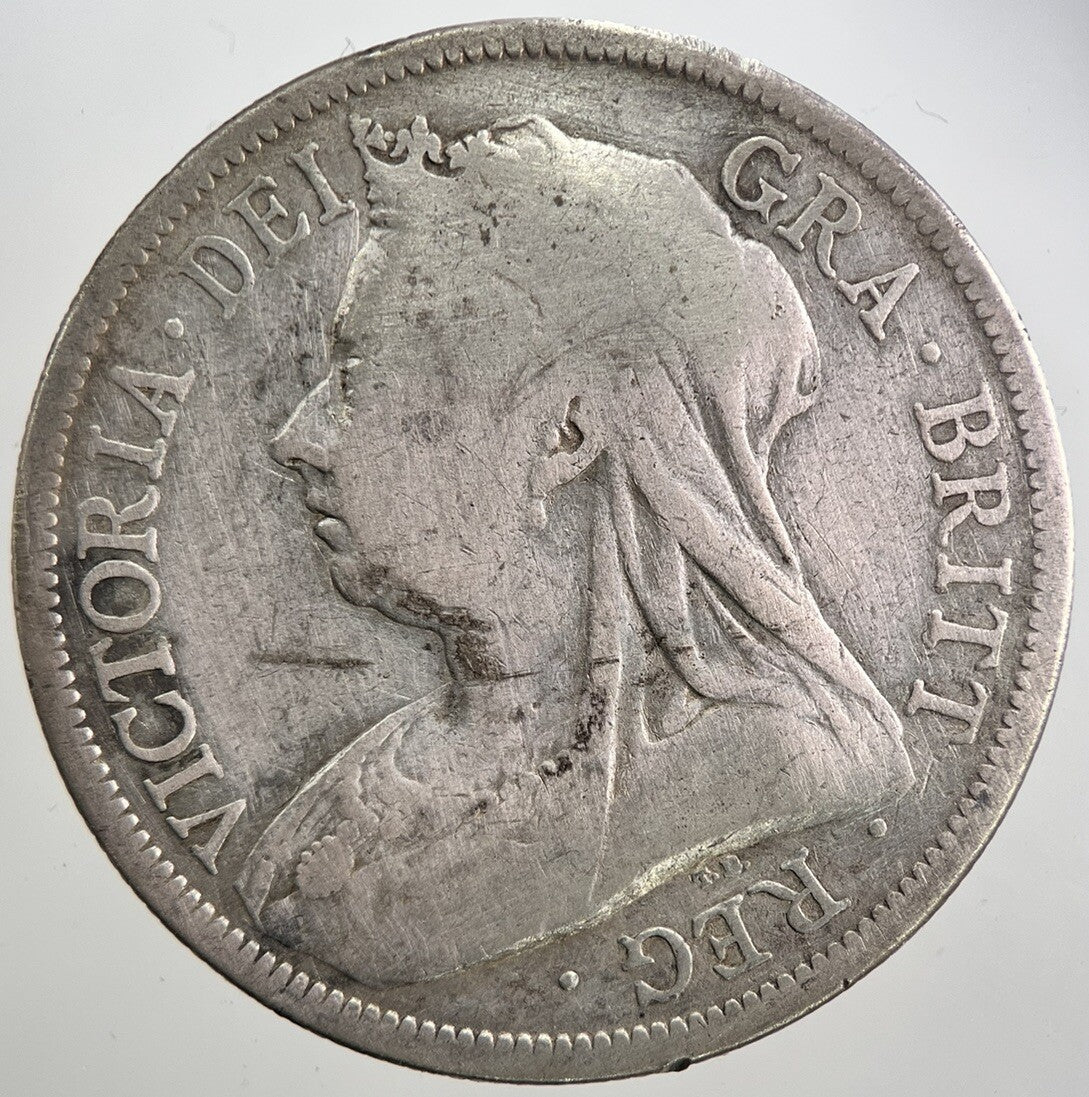 1893 Victoria Half - Crown Silver Coin | Collectable Grade