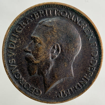 1913 George V Farthing Coin | Fine Collectable Grade