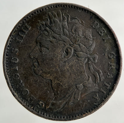 1821 George IV Farthing Coin | Fine Collectable Grade