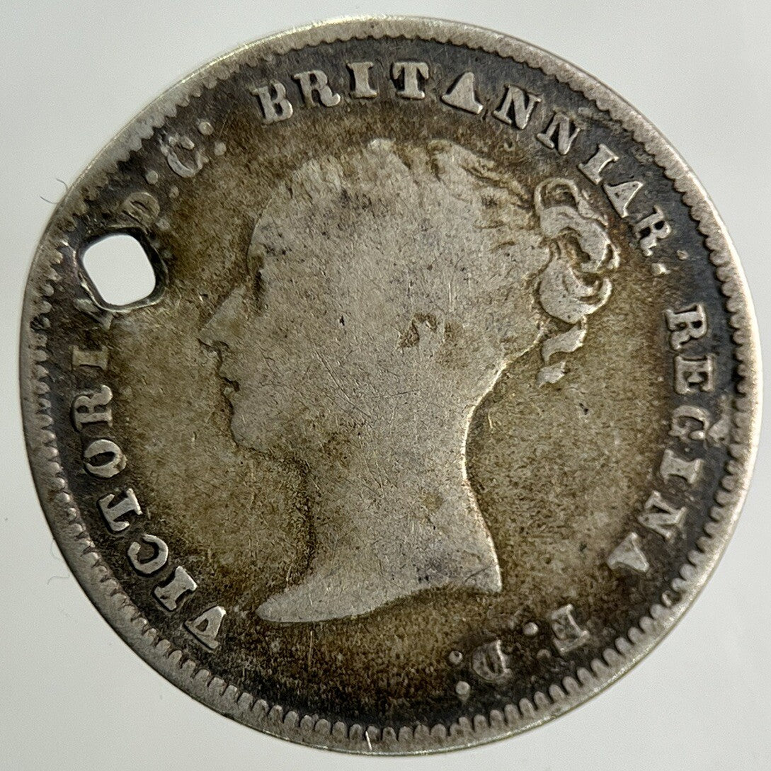 1876 Victoria Maundy Four - Pence Silver Coin | Collectable Grade