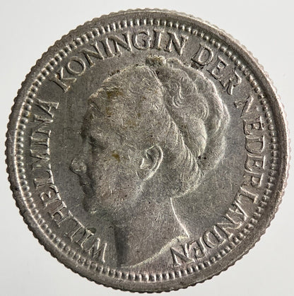 1938 Netherlands 10 Cents Silver Coin | Fine Collectable Grade | a6930