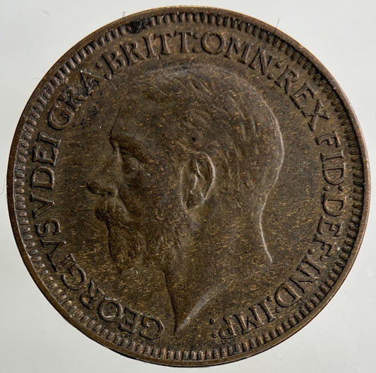 1935 George V Farthing Coin | Fine Collectable Grade