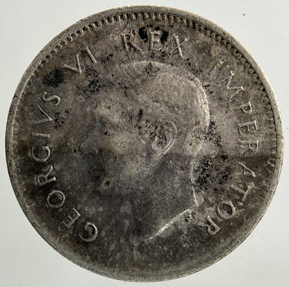 1940 South Africa Threepence Silver Coin | Fine Collectable Grade