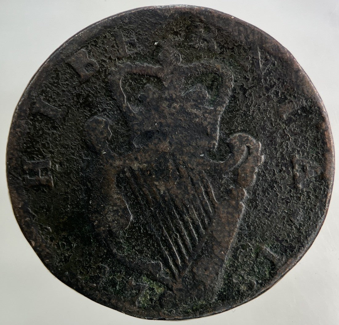 1781 Irish Half - Penny Coin | Collectable Grade