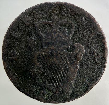 1781 Irish Half - Penny Coin | Collectable Grade
