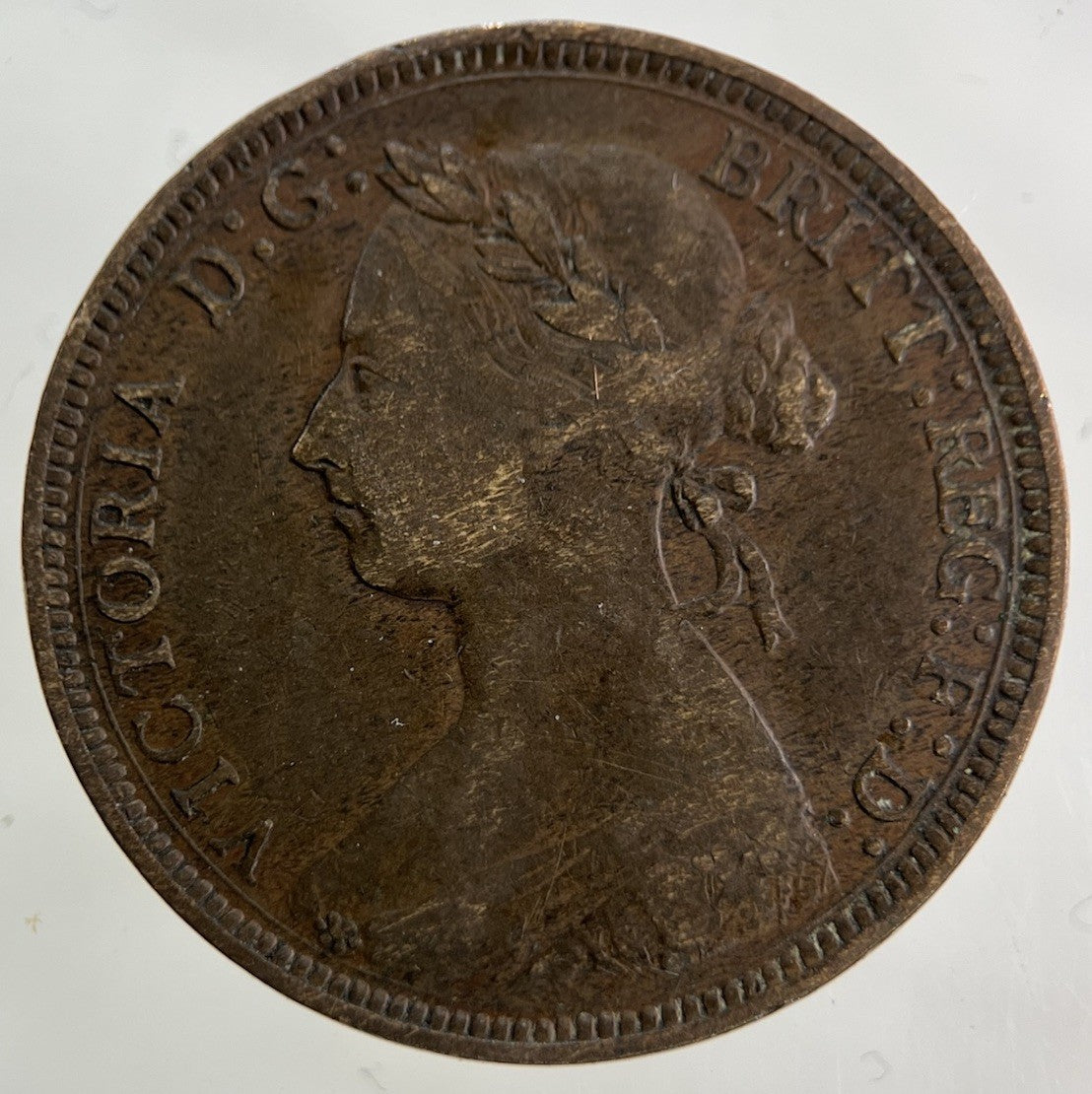 1884 Victoria Half - Penny Coin | Fine Collectable Grade