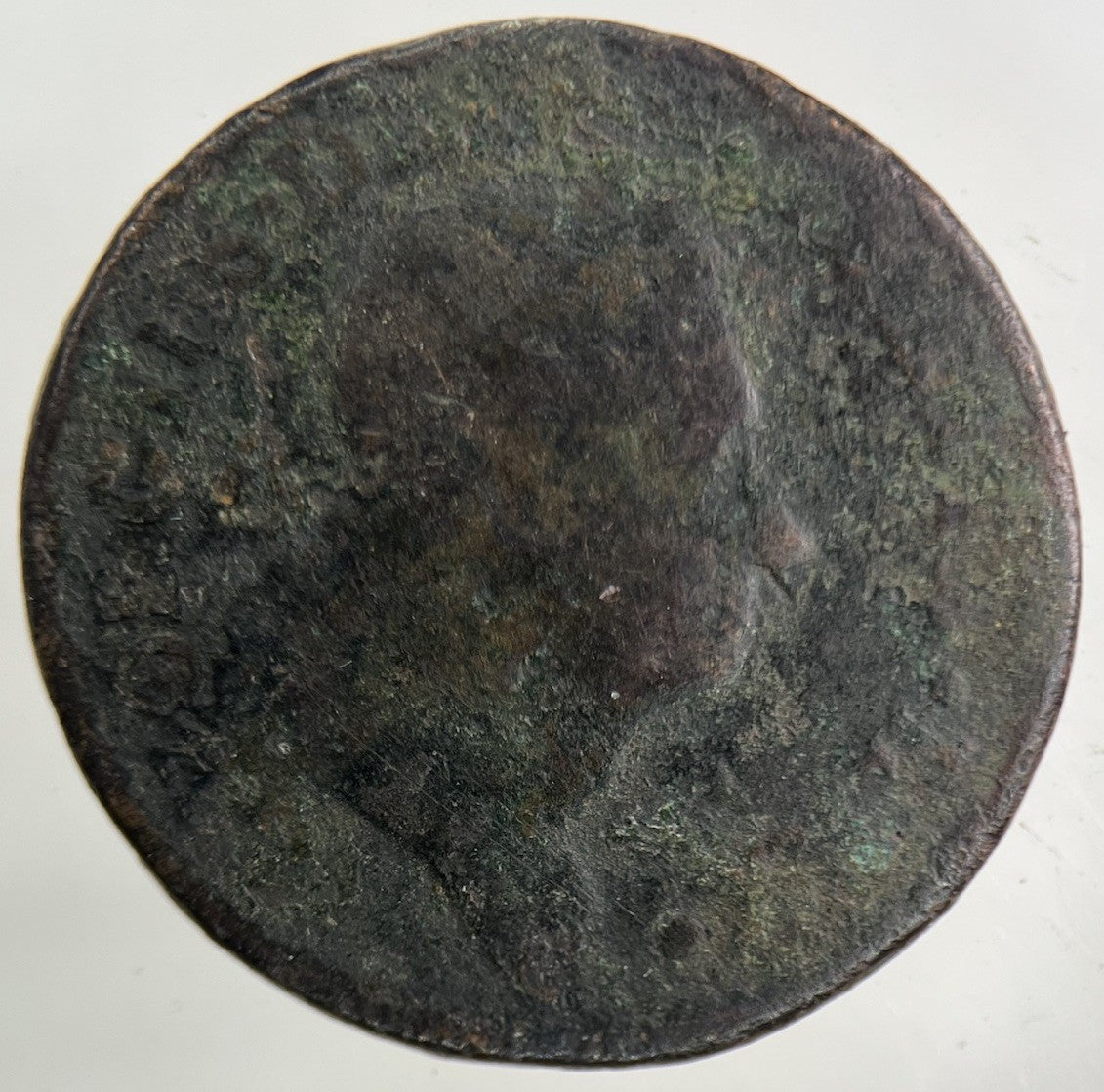 1724 Irish Half - Penny Coin | Fair Grade