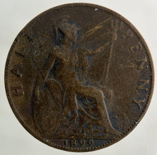 1899 Victoria Half - Penny Coin | Collectable Grade