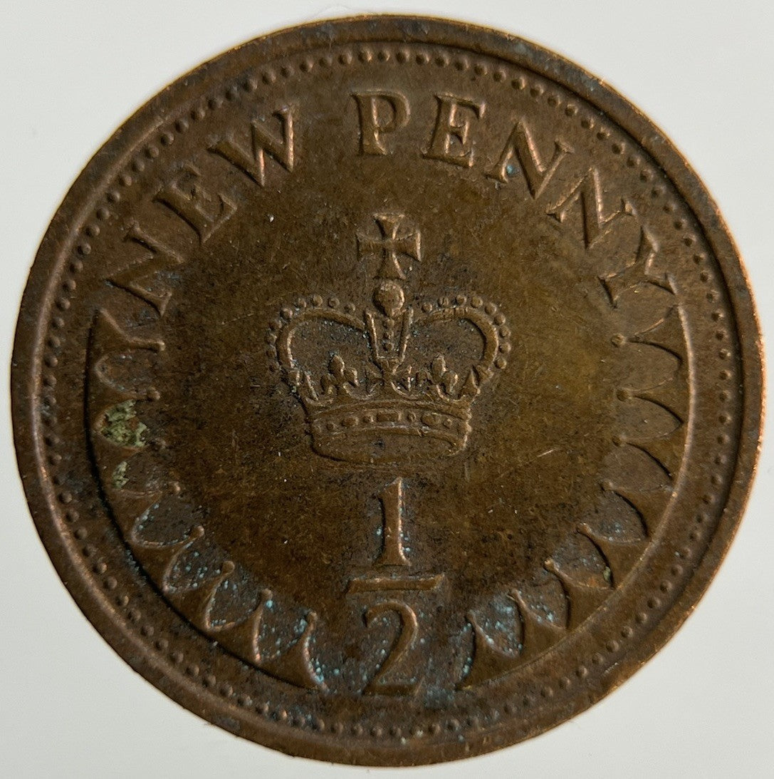 1976 Elizabeth II 2nd 1/2 Half - Penny Coin | Fine Collectable Grade