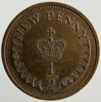 1976 Elizabeth II 2nd 1/2 Half - Penny Coin | Fine Collectable Grade