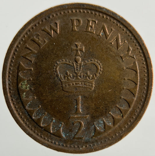 1976 Elizabeth II 2nd 1/2 Half - Penny Coin | Fine Collectable Grade