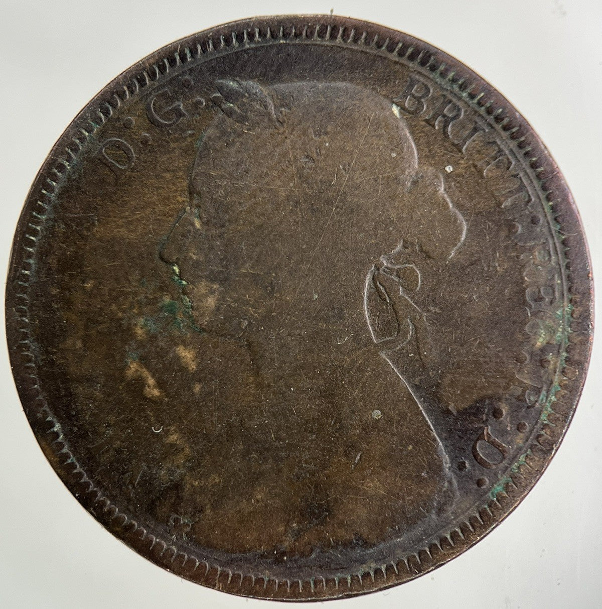 1893 Victoria Half - Penny Coin | Collectable Grade