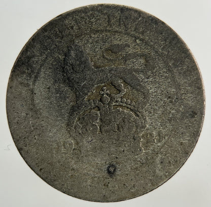 1921 George V Sixpence Silver Coin | Fair Grade