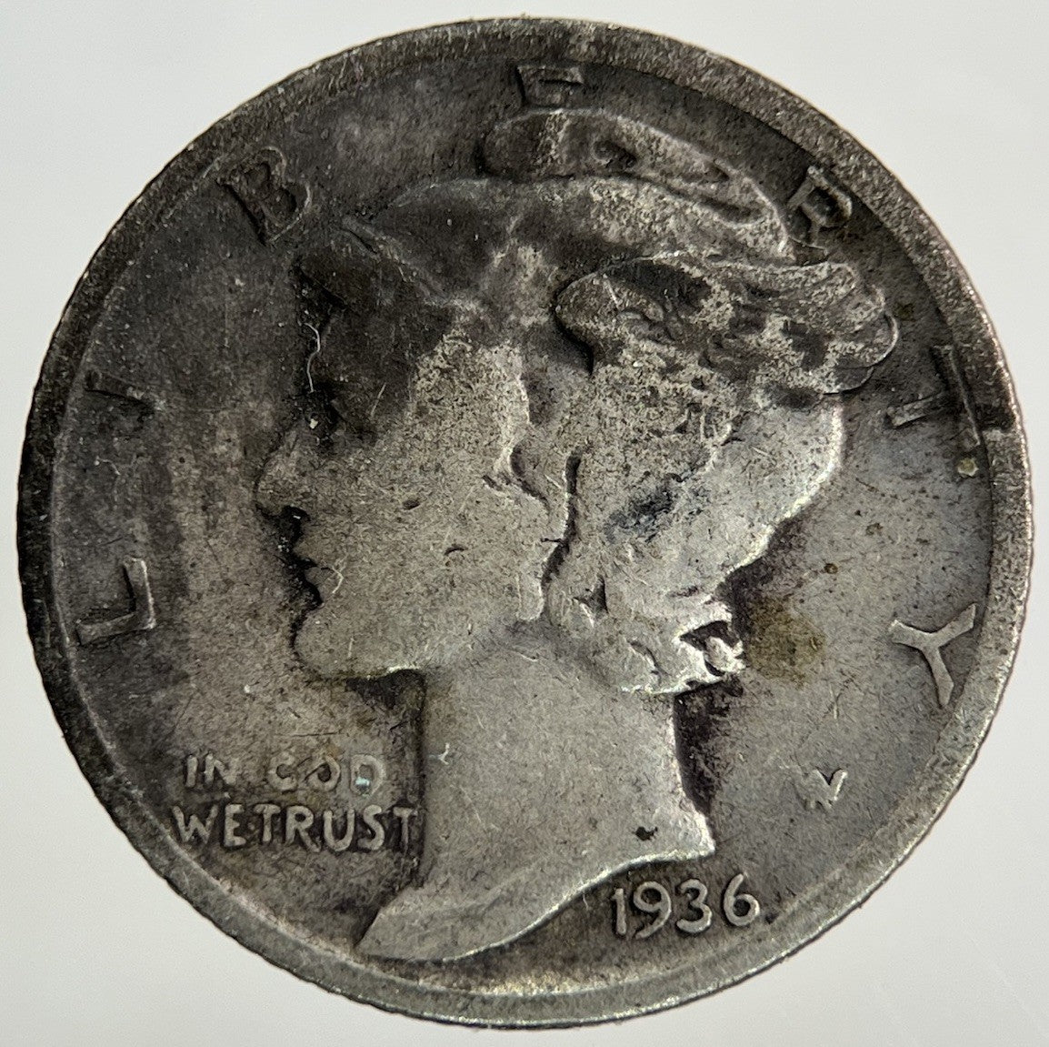 1936 US USA Mercury Dime Silver Coin | Collectable Grade