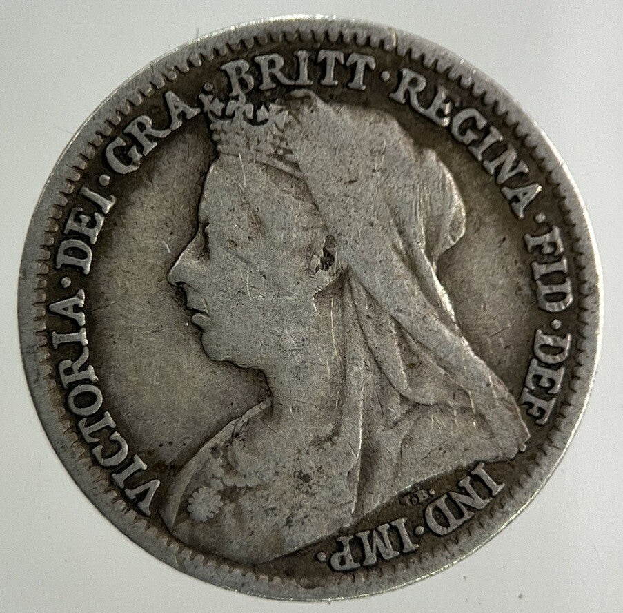 1893 Victoria Threepence Silver Coin | Fine Collectable Grade
