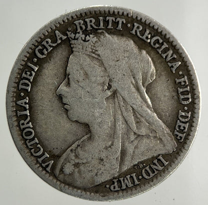 1893 Victoria Threepence Silver Coin | Fine Collectable Grade