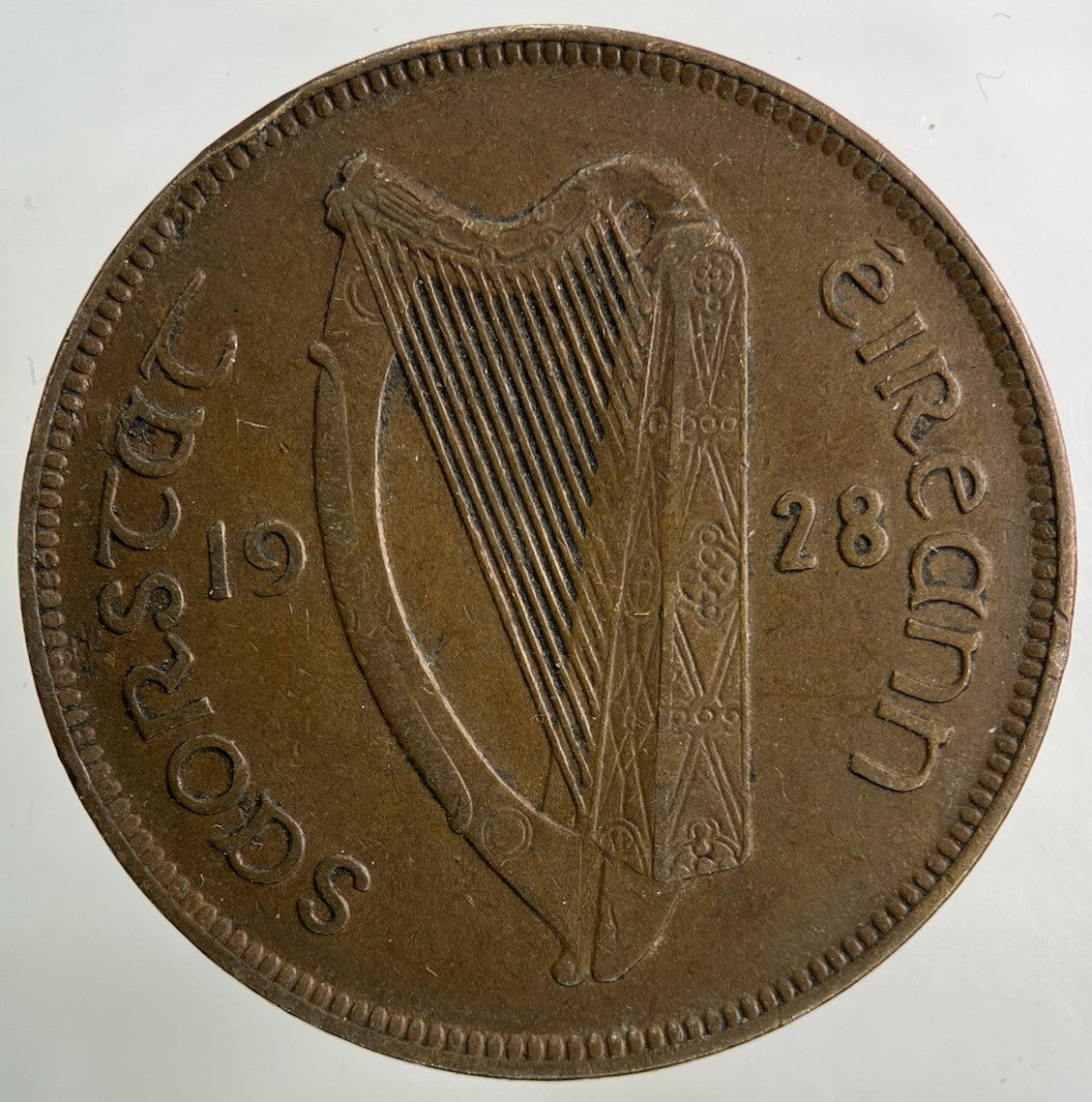 1928 Irish One Penny Coin | Fine Collectable Grade